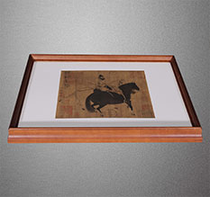 忠县书画装裱配框服务案例